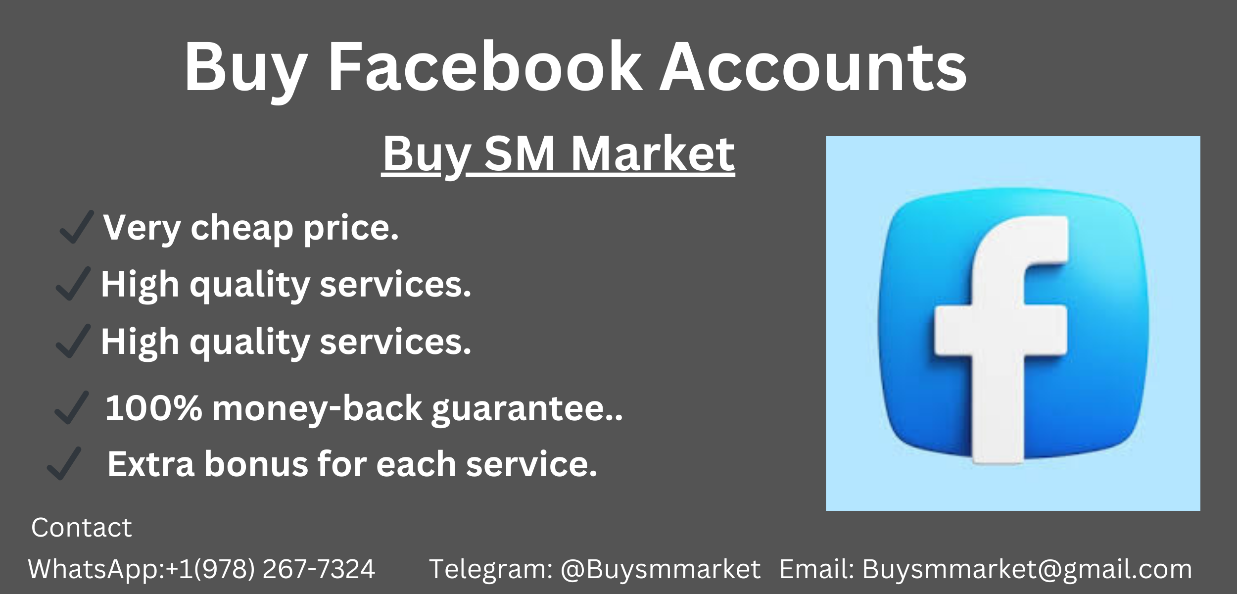 Buy Facebook Accounts